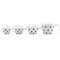 Hello Honey® Black & White Polka Dot Ceramic Measuring Cup Set